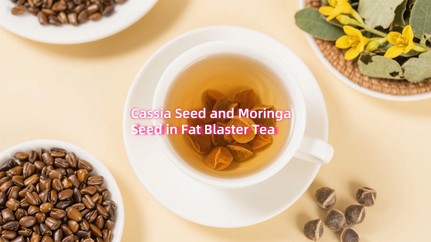 Cassia Seed and Moringa Seed in Fat Blaster Tea